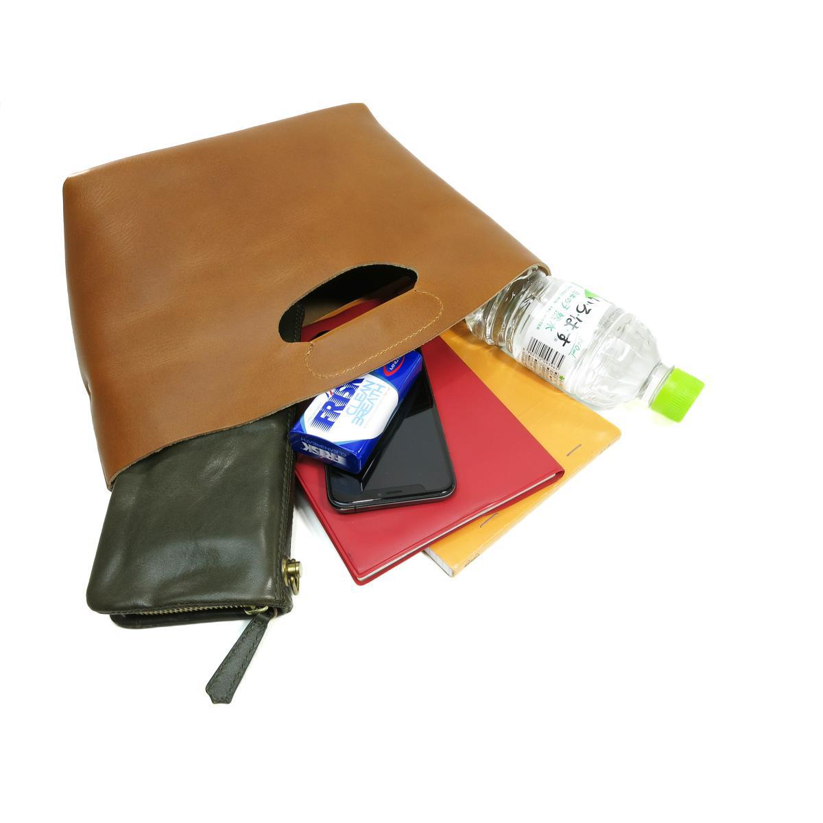 VIレザー（姫路レザー）　くり手ミニショルダーバッグ