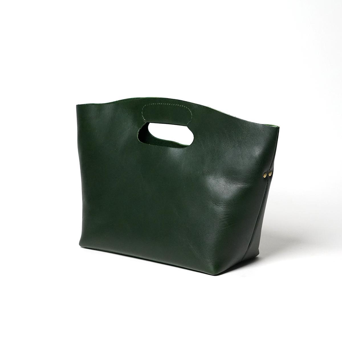 VIレザー（姫路レザー）　くり手ミニショルダーバッグ