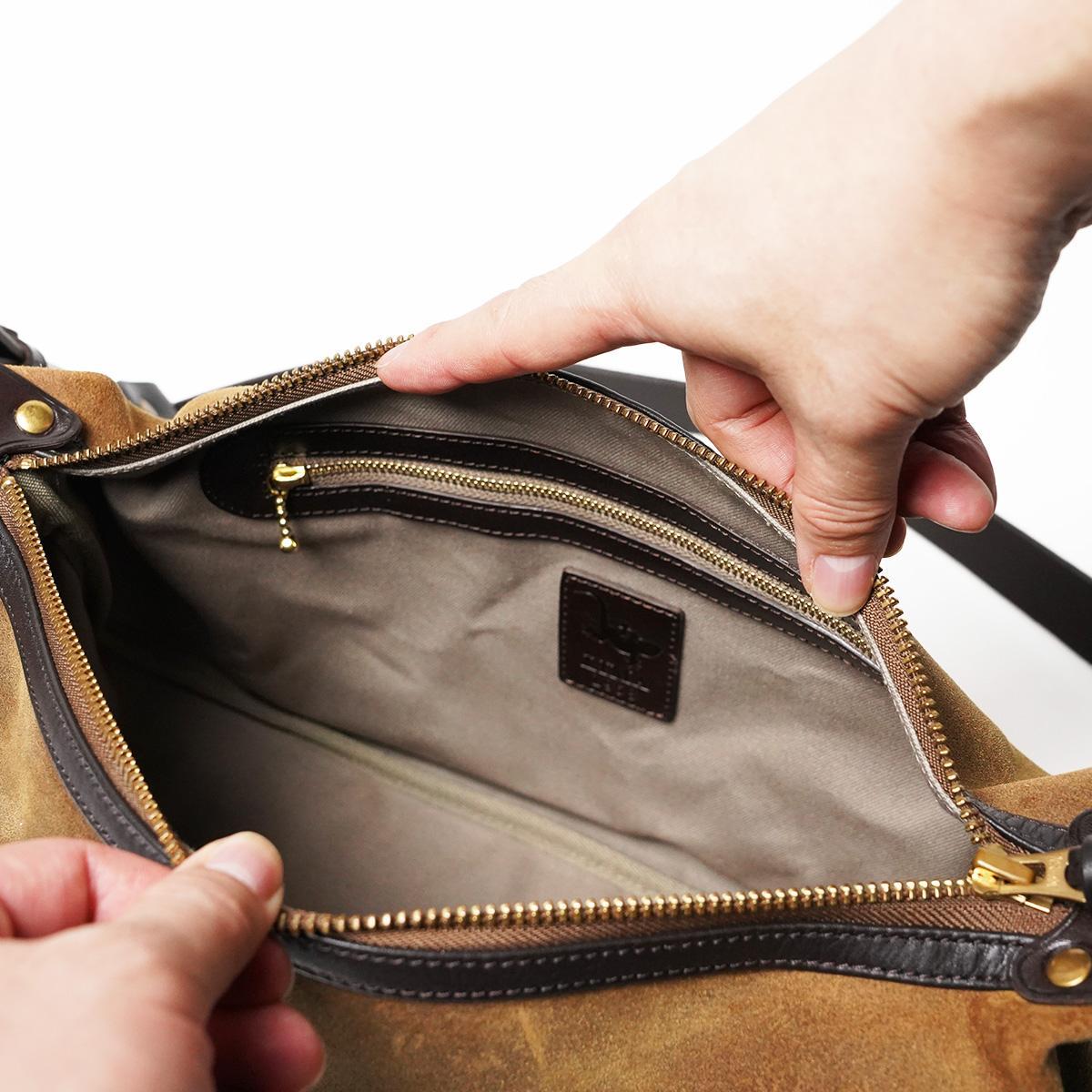 LIMA オイルスエード ラウンドショルダー