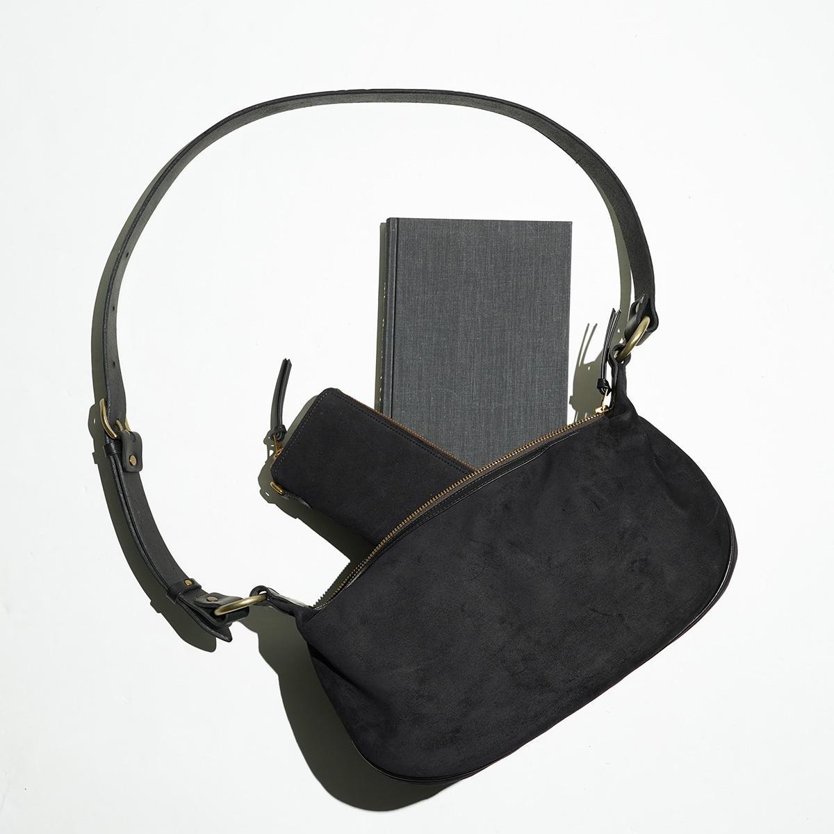 LIMA オイルスエード ラウンドショルダー