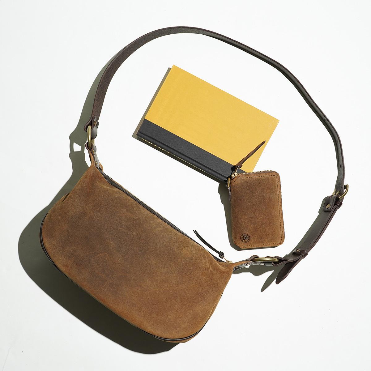 LIMA オイルスエード ラウンドショルダー