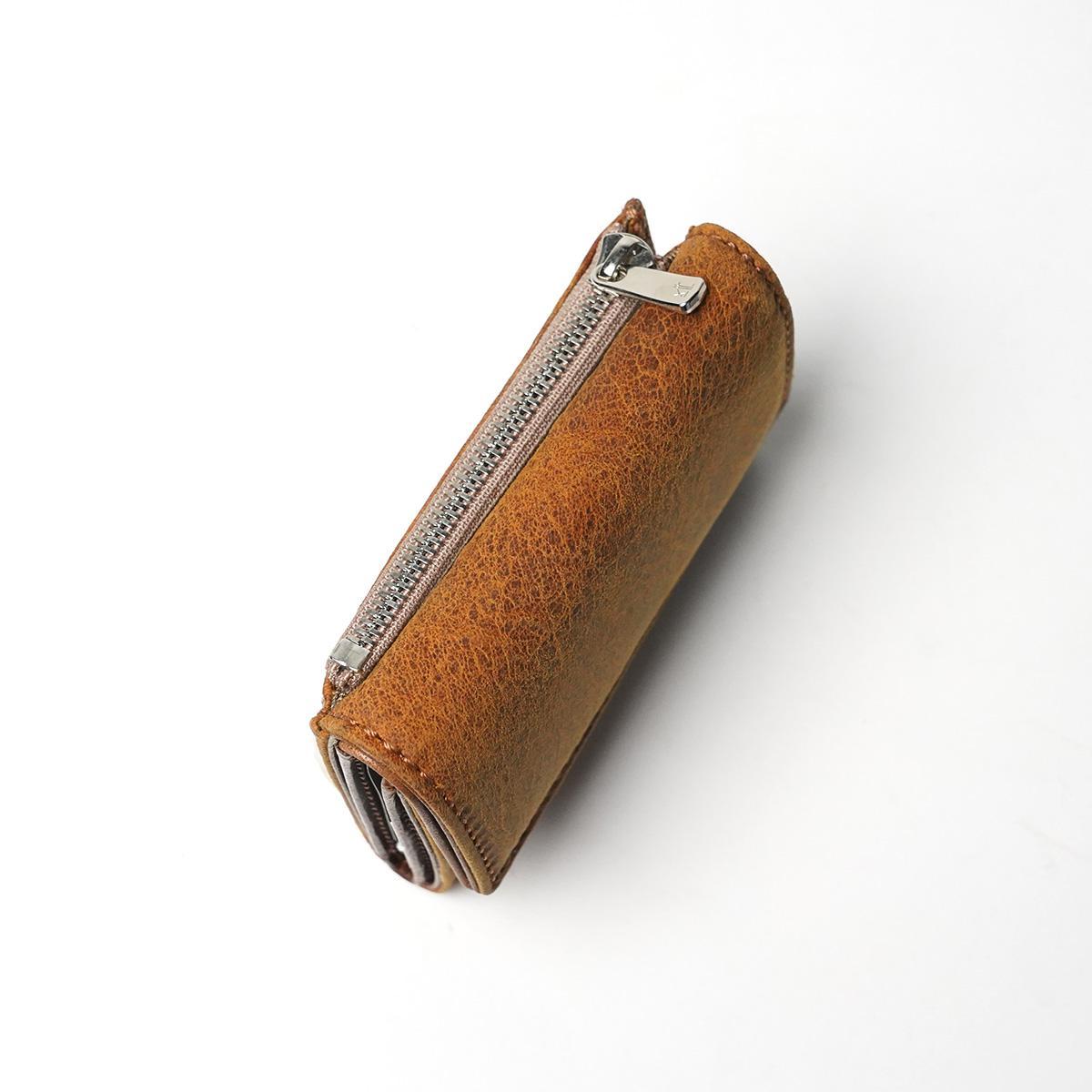 WAXED ELK Leather 三つ折り財布