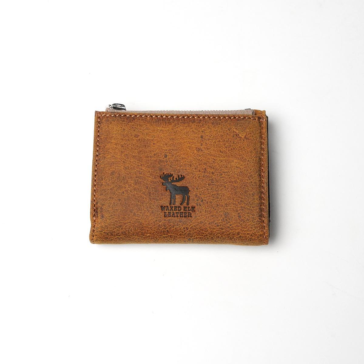 WAXED ELK Leather 三つ折り財布