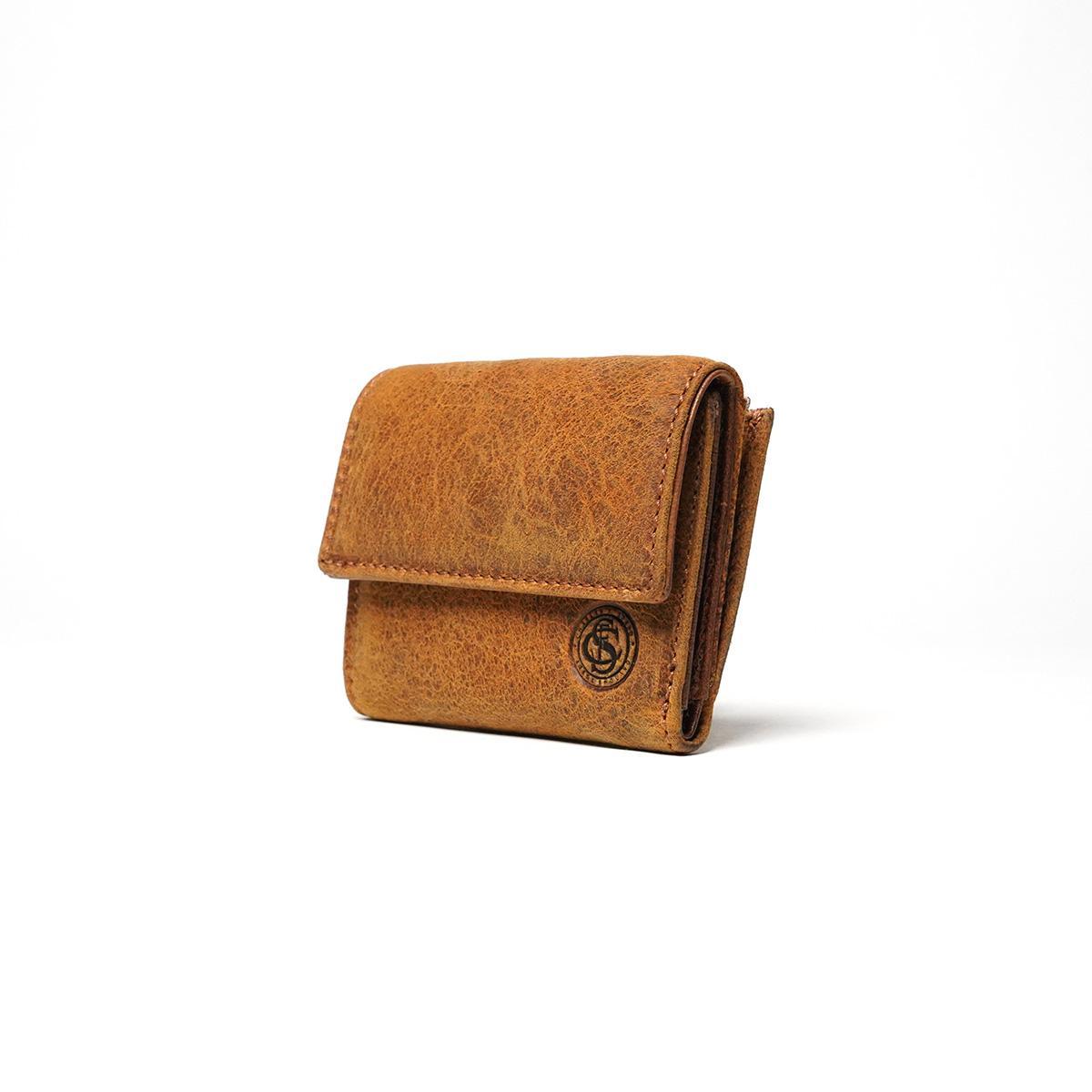 WAXED ELK Leather 三つ折り財布