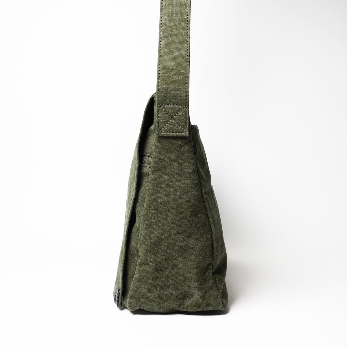 TIGER CANVAS -タイガー帆布- フラップ付きショルダーバッグ（Mサイズ）