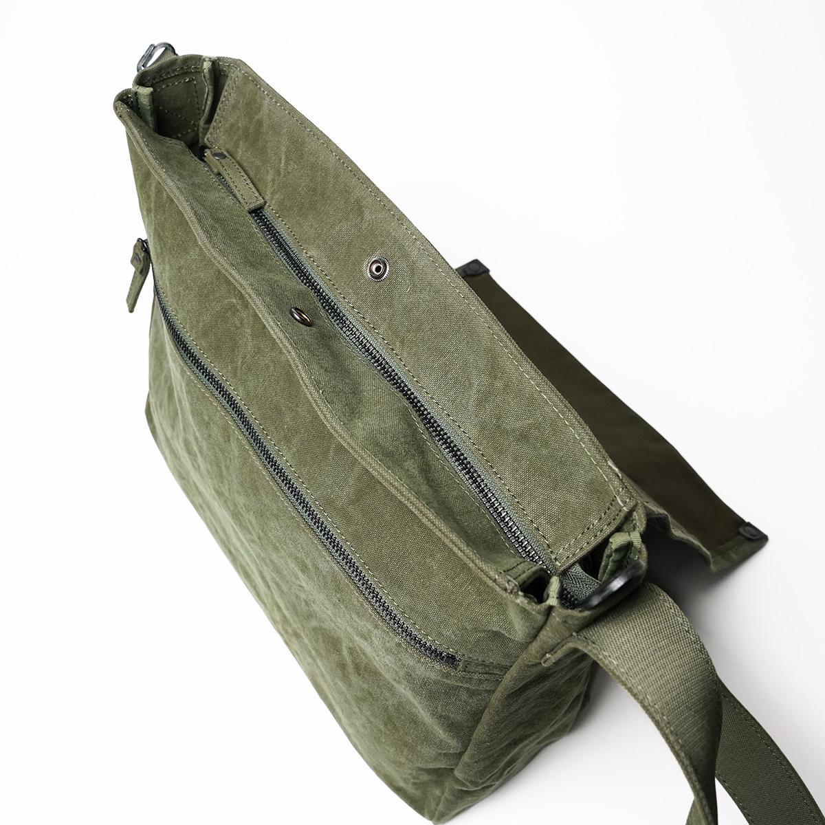 TIGER CANVAS -タイガー帆布- フラップ付きショルダーバッグ（Mサイズ）