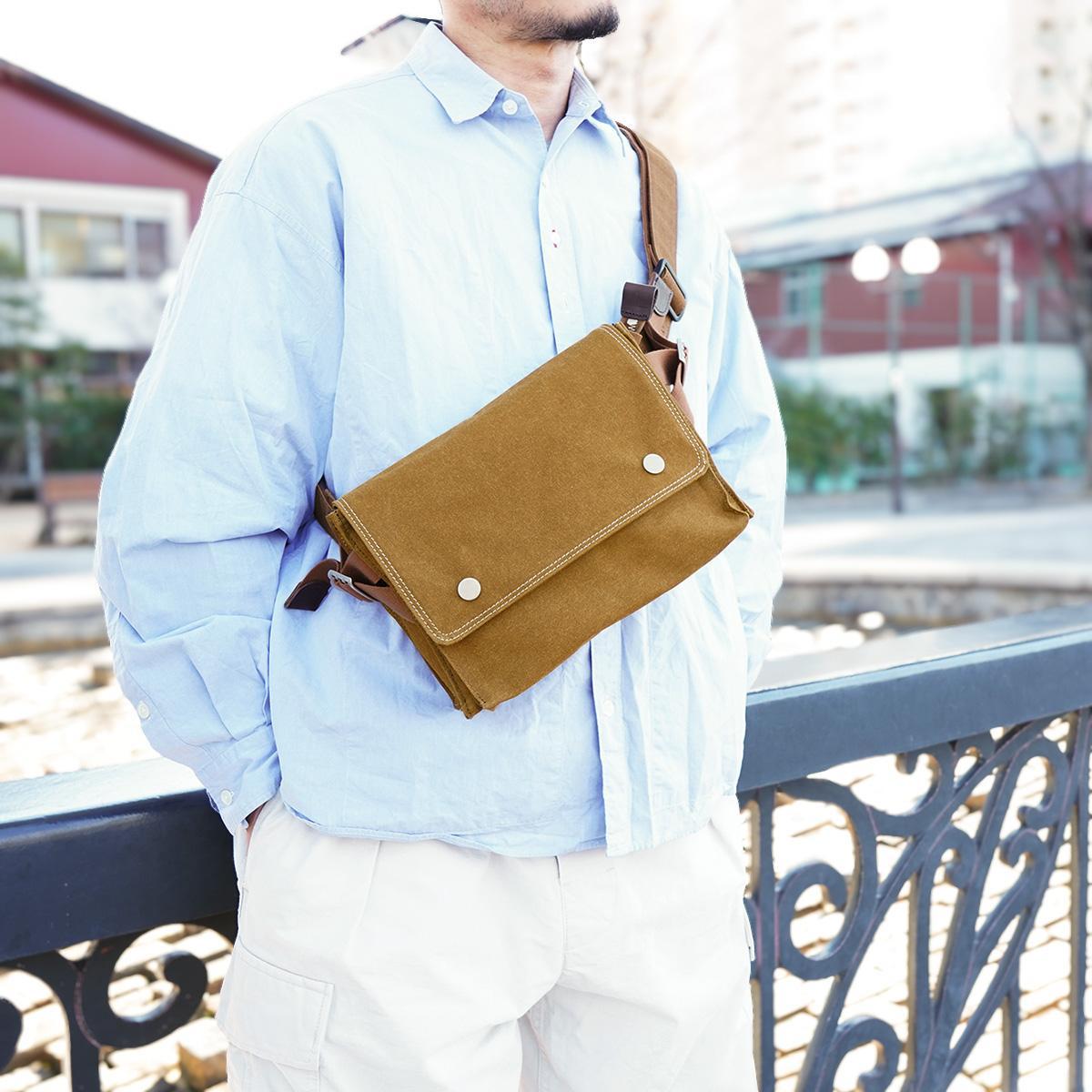 シェルターダック フラップボディバッグ