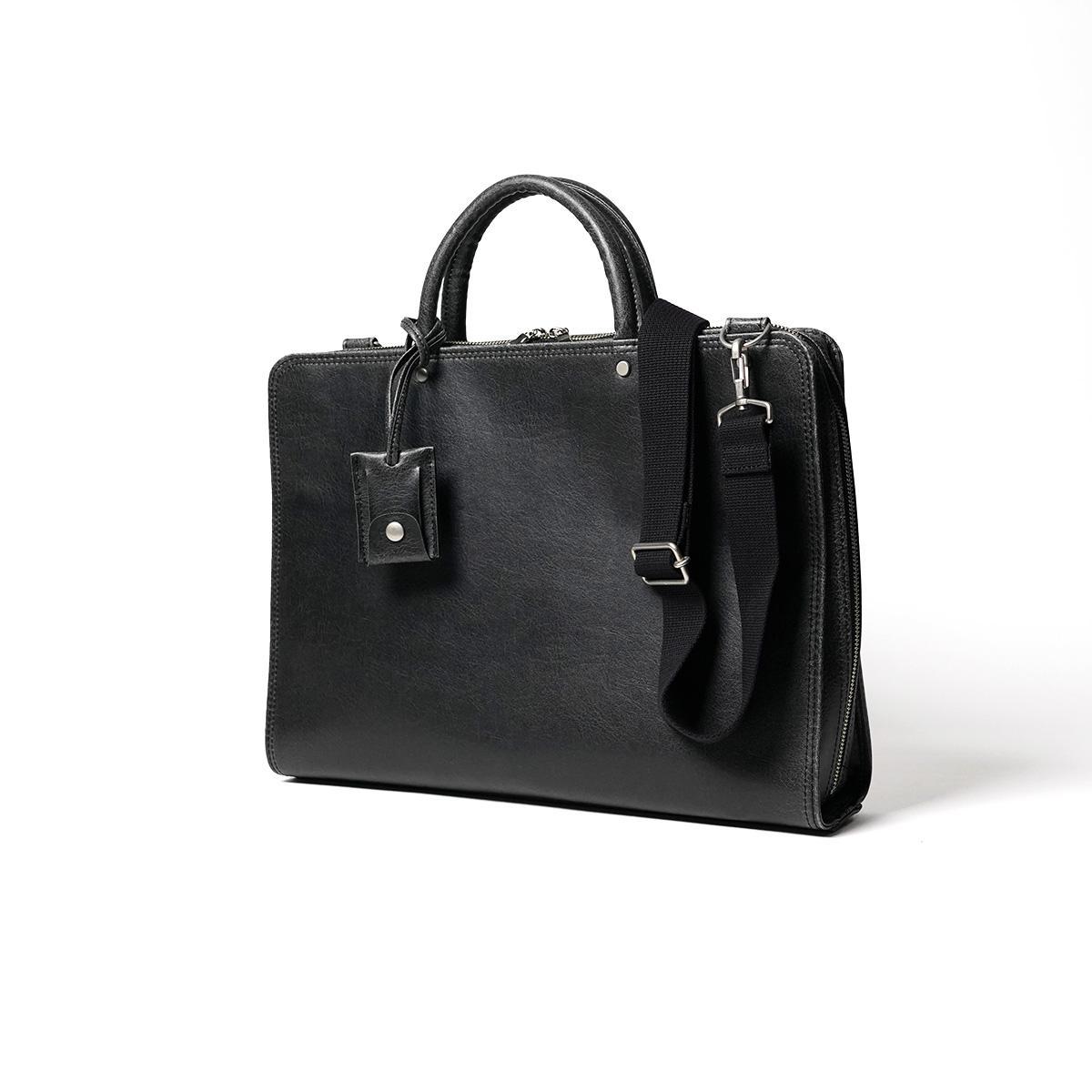 白化合皮 ビジネスブリーフ(M)【送料無料】