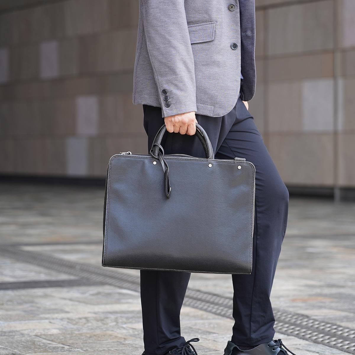 白化合皮 ビジネスブリーフ(M)【送料無料】