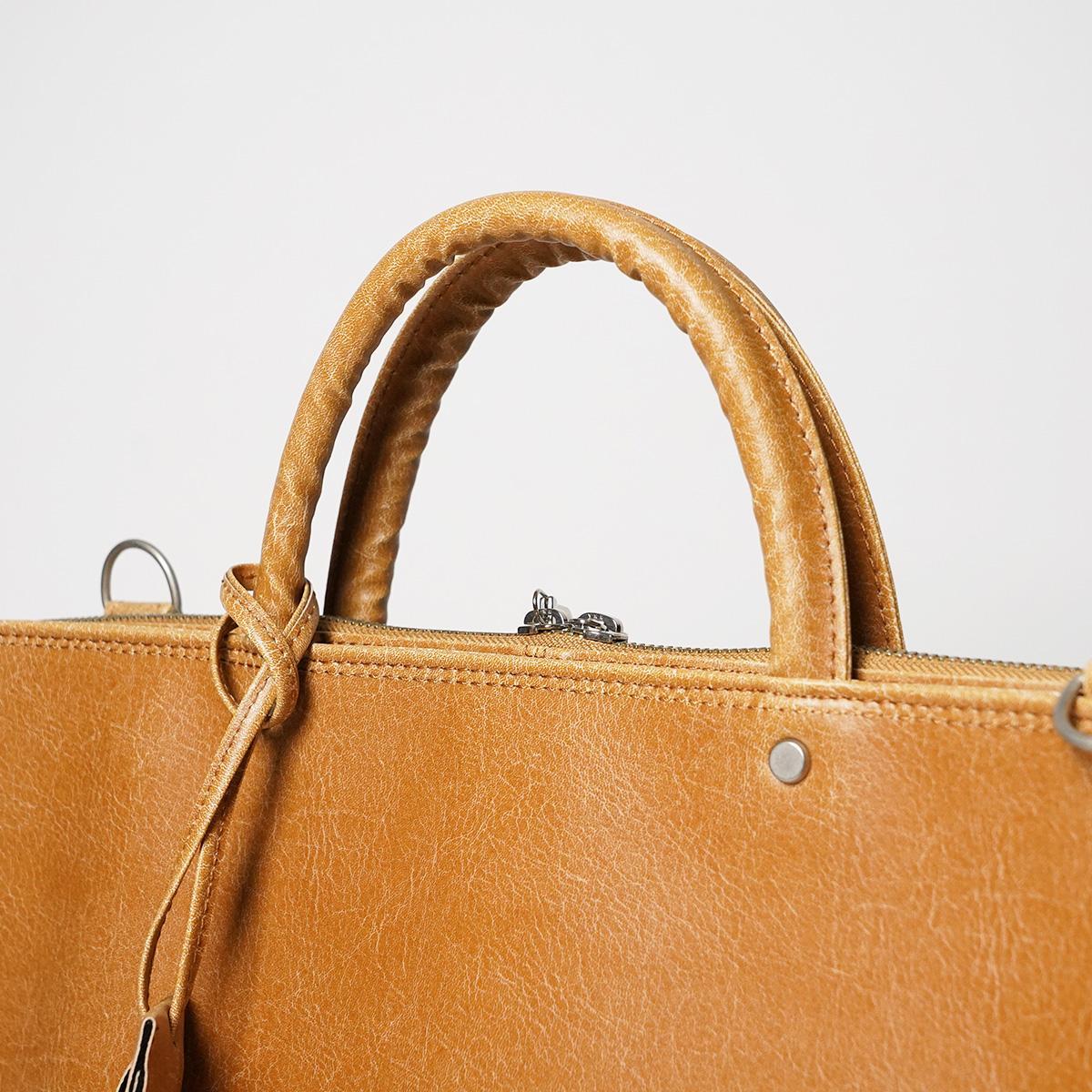 白化合皮 ビジネスブリーフ(M)【送料無料】