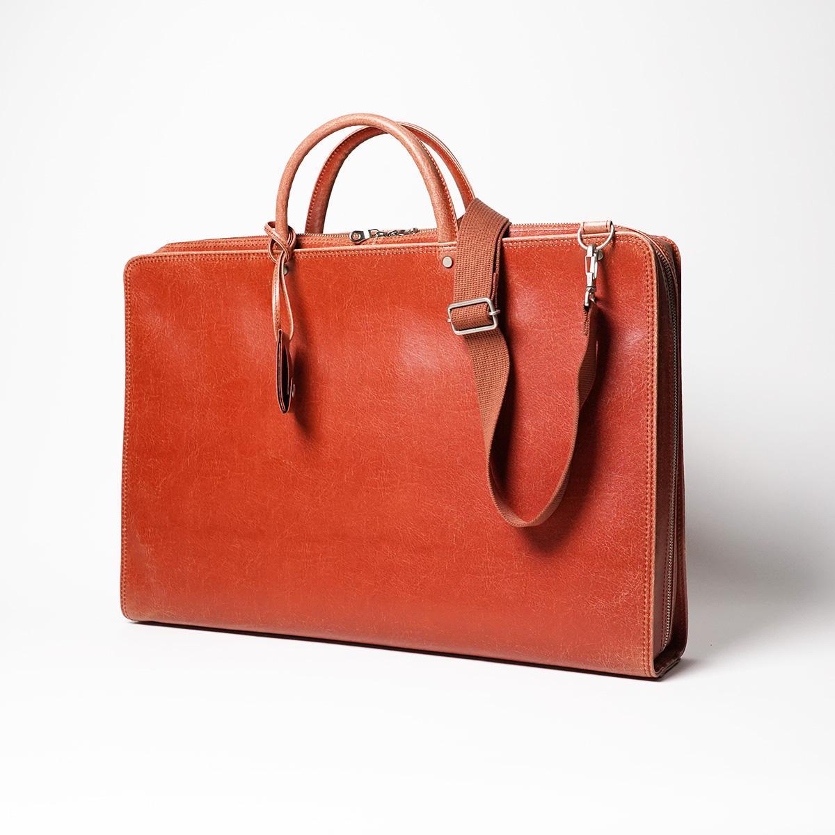 白化合皮 ビジネスブリーフ（Lサイズ）