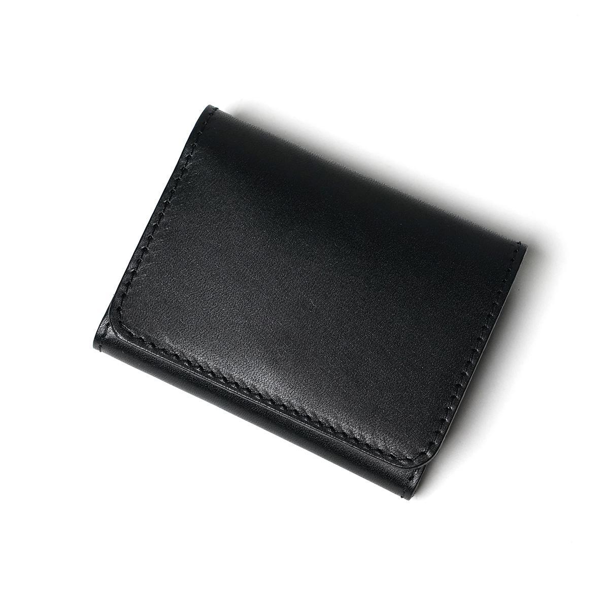 栃木レザー 二つ折りミニ財布