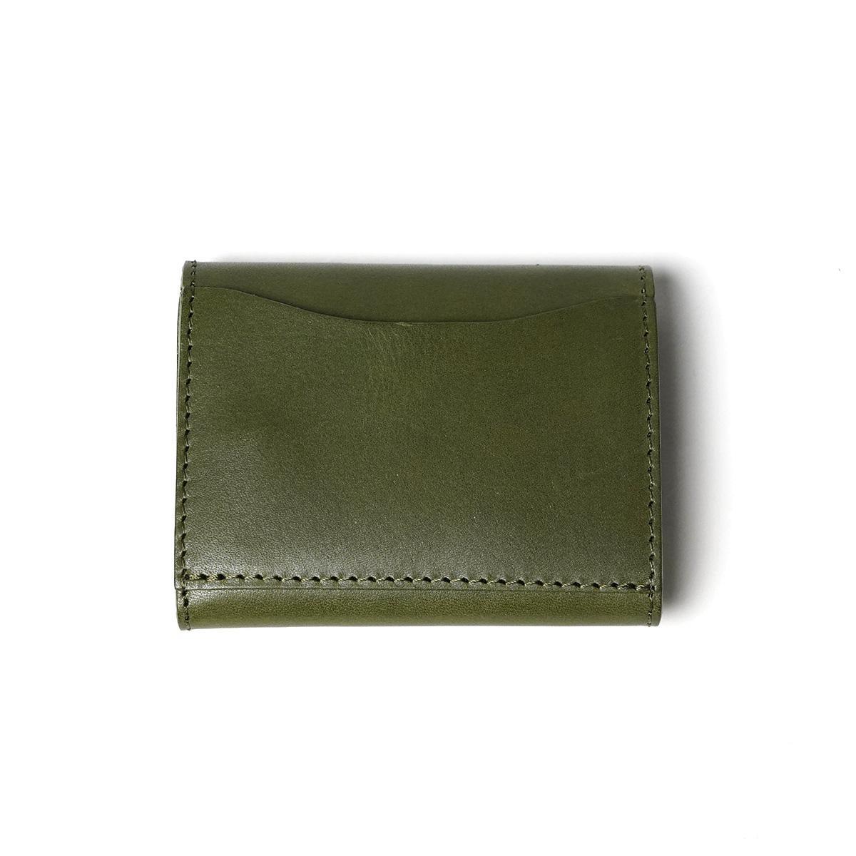 栃木レザー 二つ折りミニ財布