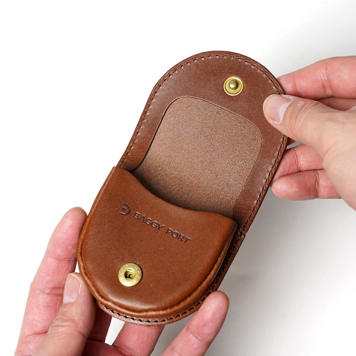 栃木レザー 馬蹄型 コインケース