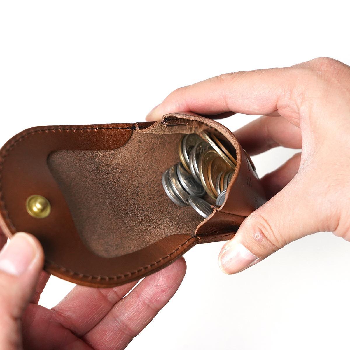 栃木レザー 馬蹄型 コインケース