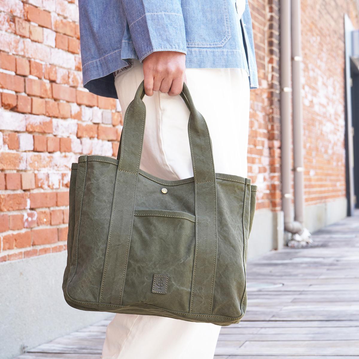 【送料無料】18ozアーミーダックトートＭサイズ