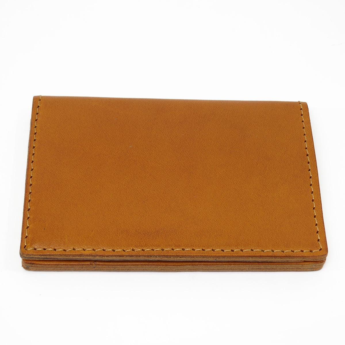 直営店 オリジナル限定デザイン 栃木レザー 二つ折りパスケース