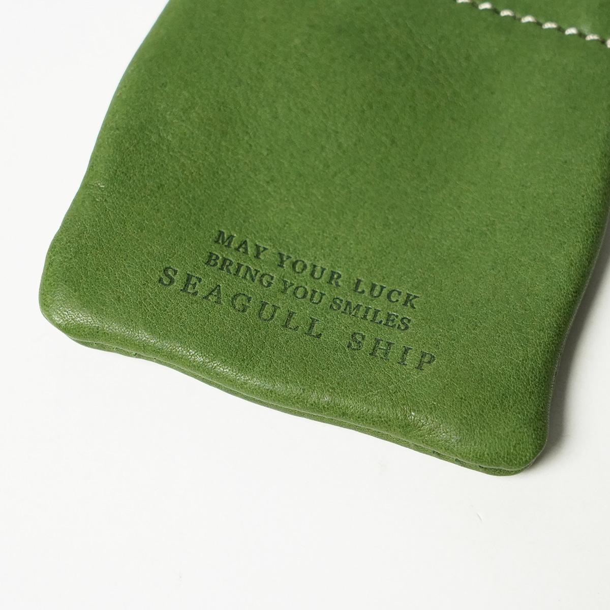 オイルシュリンクソフトレザー 板バネ小銭入れ