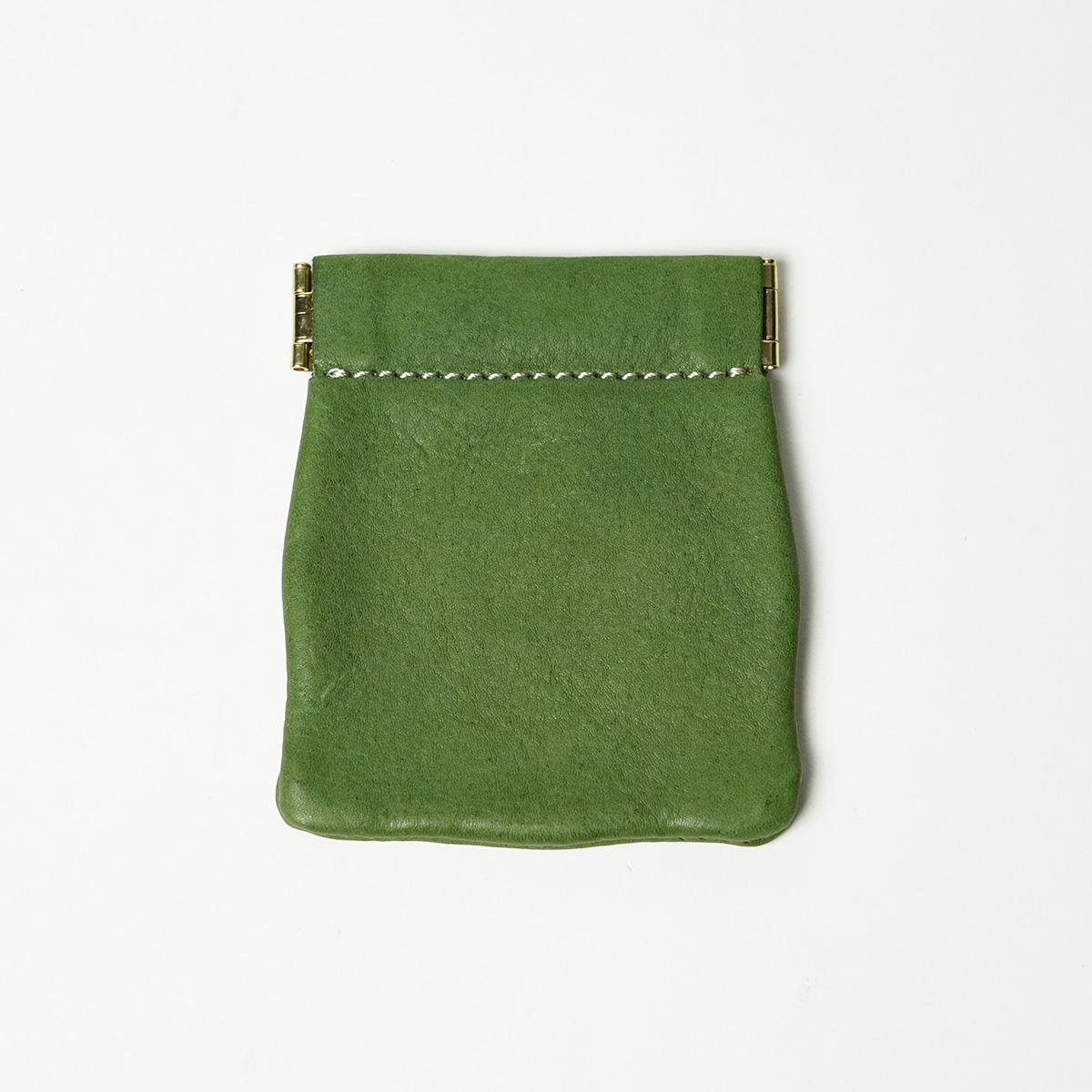 オイルシュリンクソフトレザー 板バネ小銭入れ