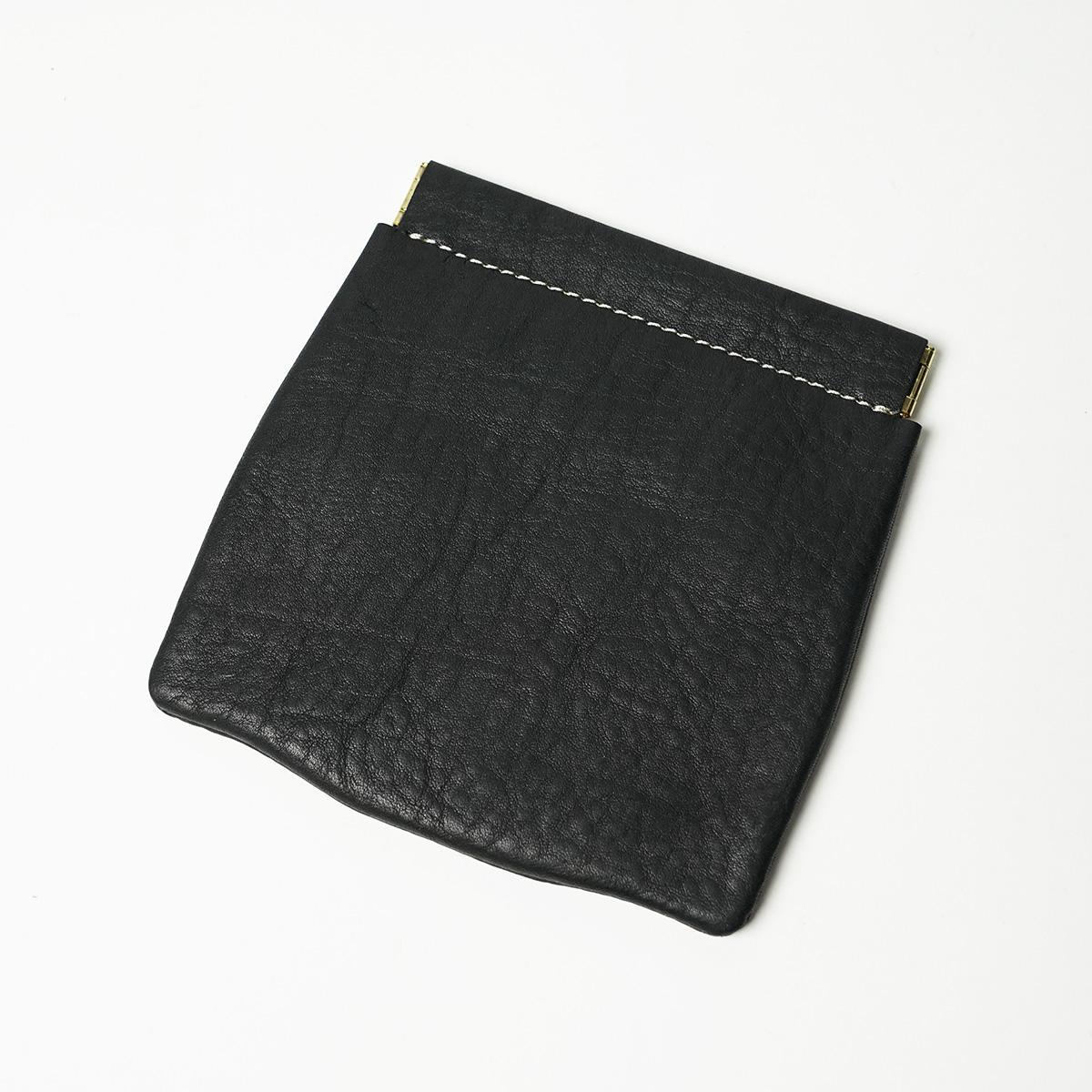 オイルシュリンクソフトレザー 板バネ小物入れ