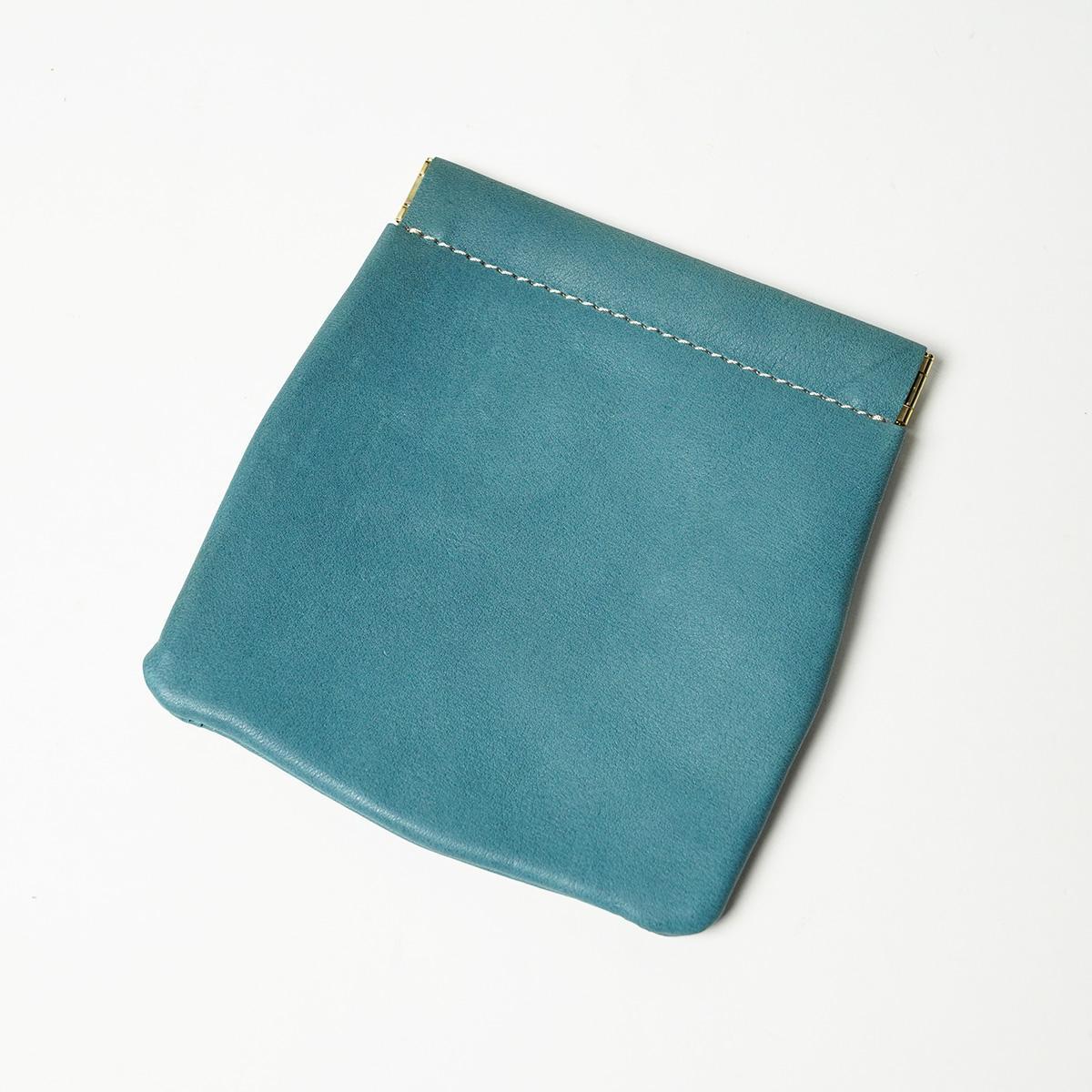 オイルシュリンクソフトレザー 板バネ小物入れ