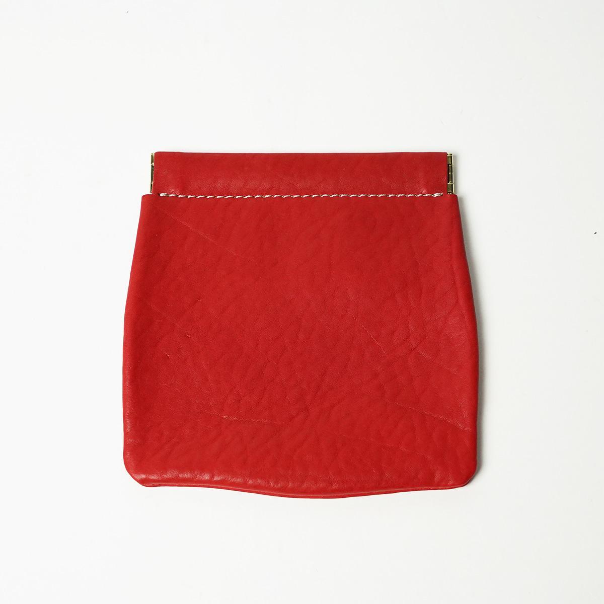 オイルシュリンクソフトレザー 板バネ小物入れ