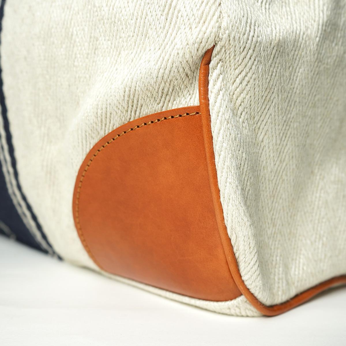 レーヨンリネンヘリンボーントートバッグ