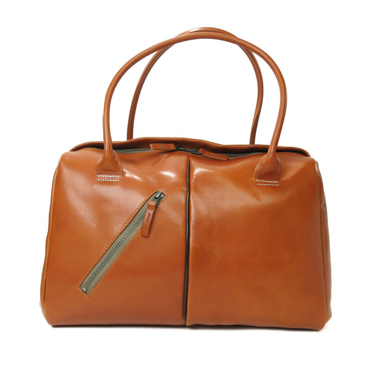 オイルバケッタ ボストンバッグ