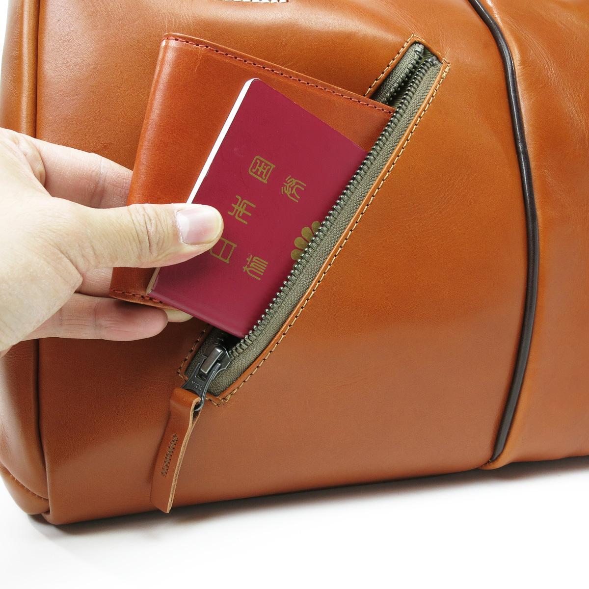 オイルバケッタ ボストンバッグ