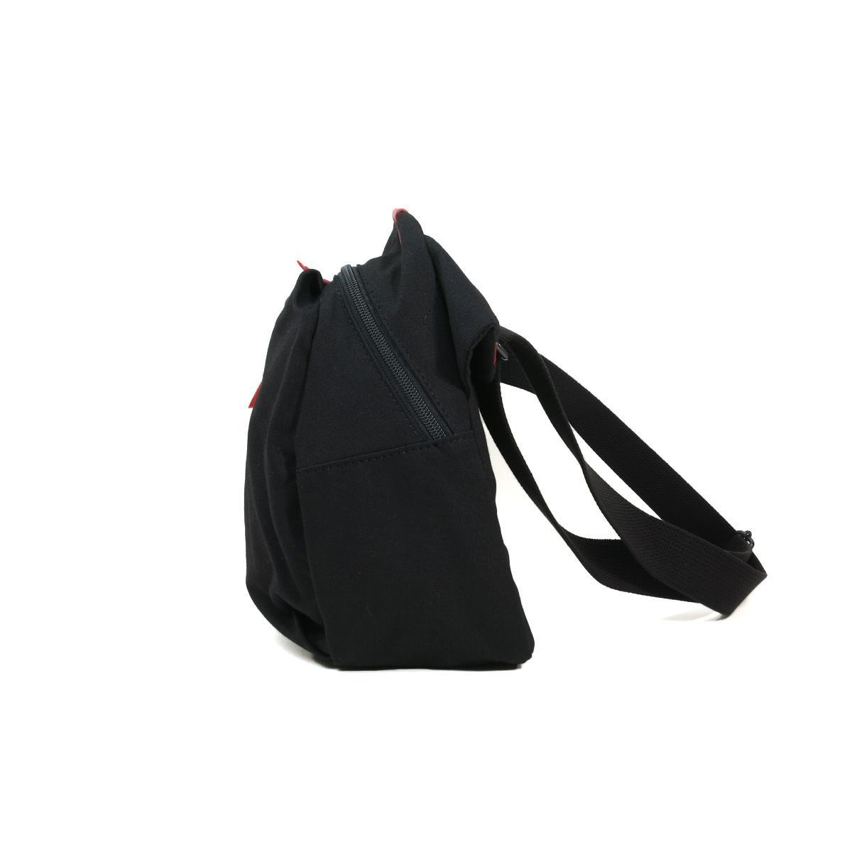 BLACK帆布　横ショルダーバッグ