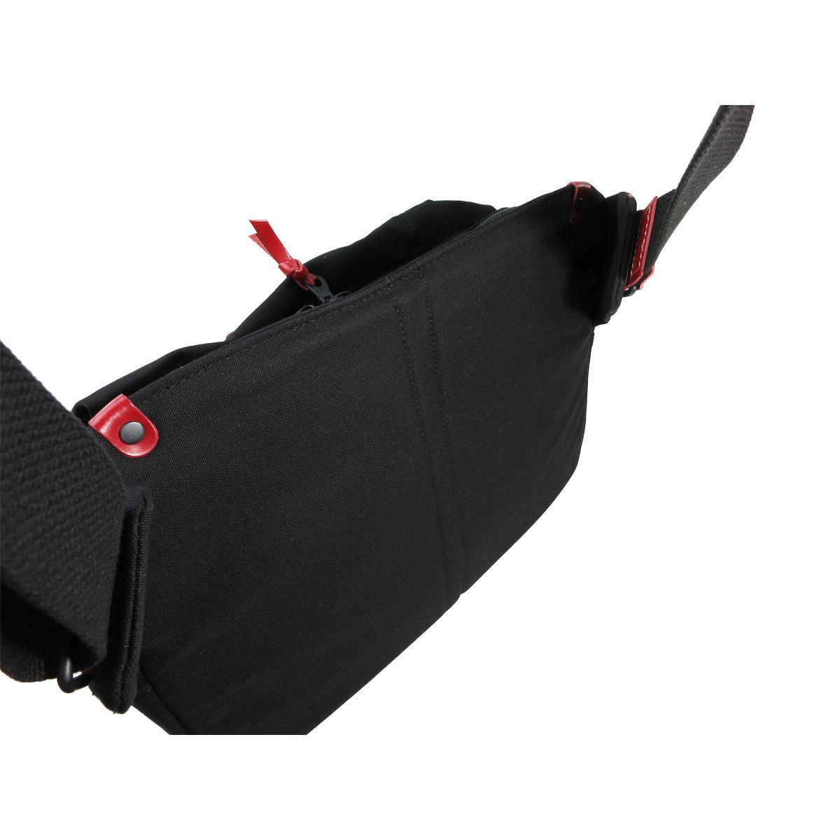 BLACK帆布　横ショルダーバッグ