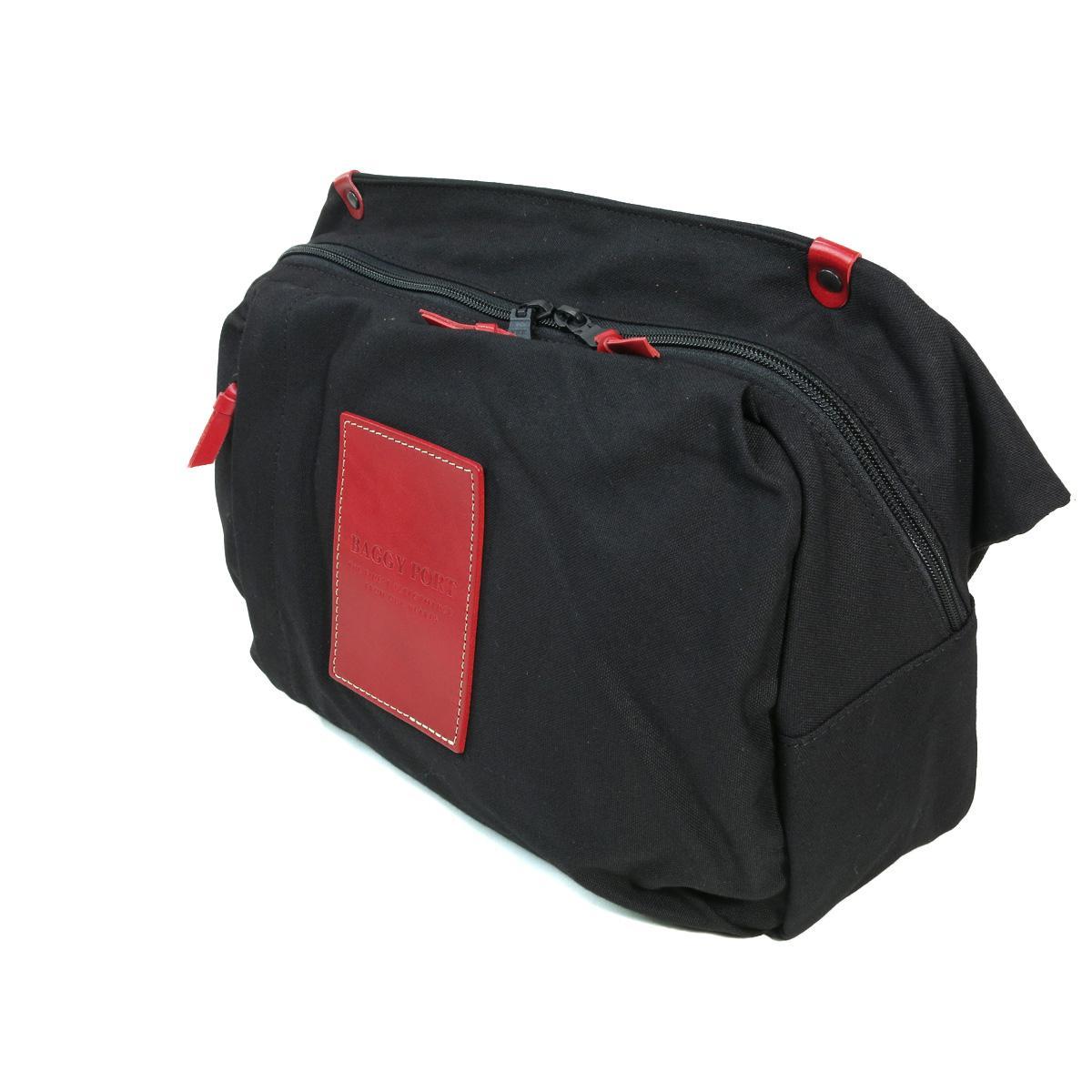 BLACK帆布　横ショルダーバッグ