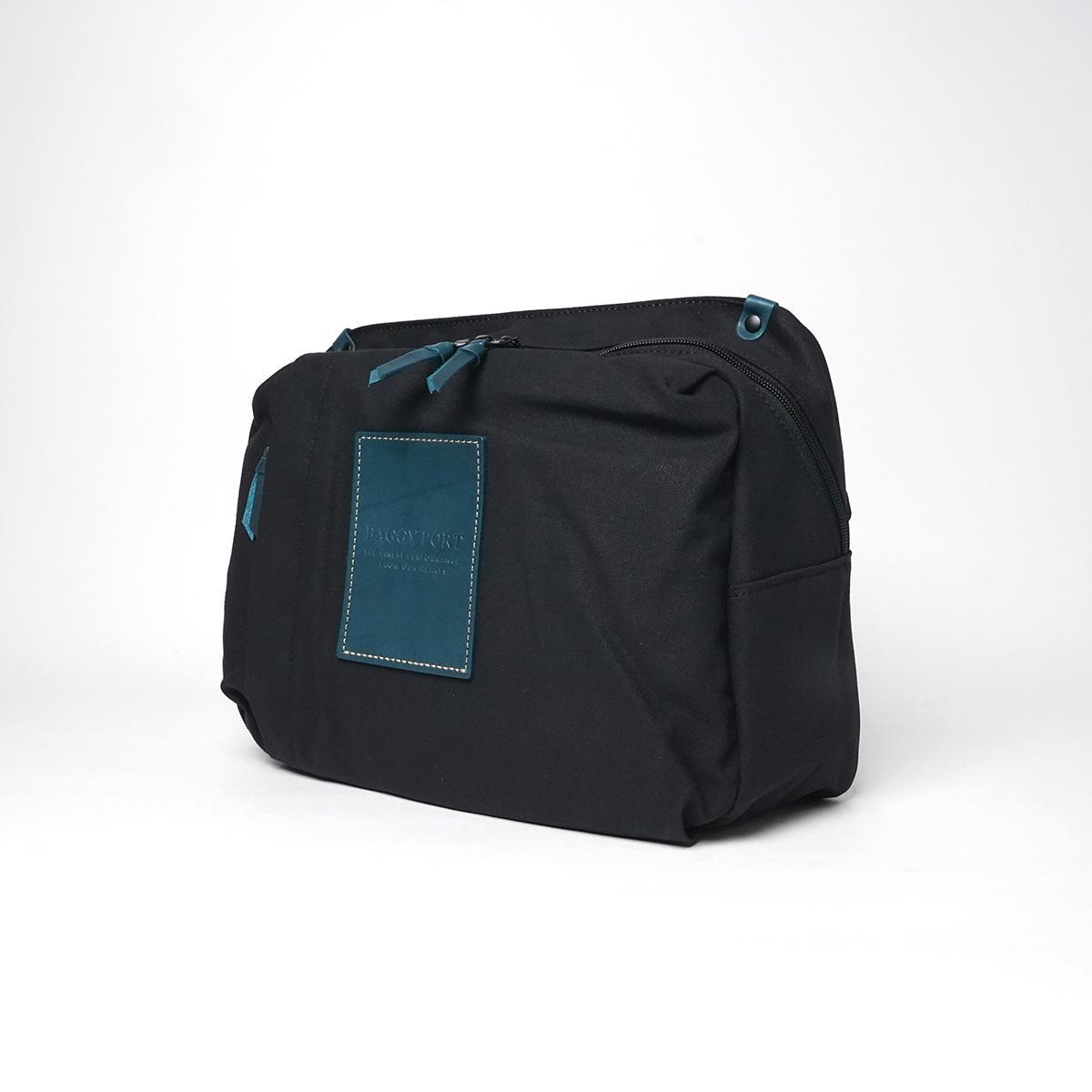 BLACK帆布　横ショルダーバッグ