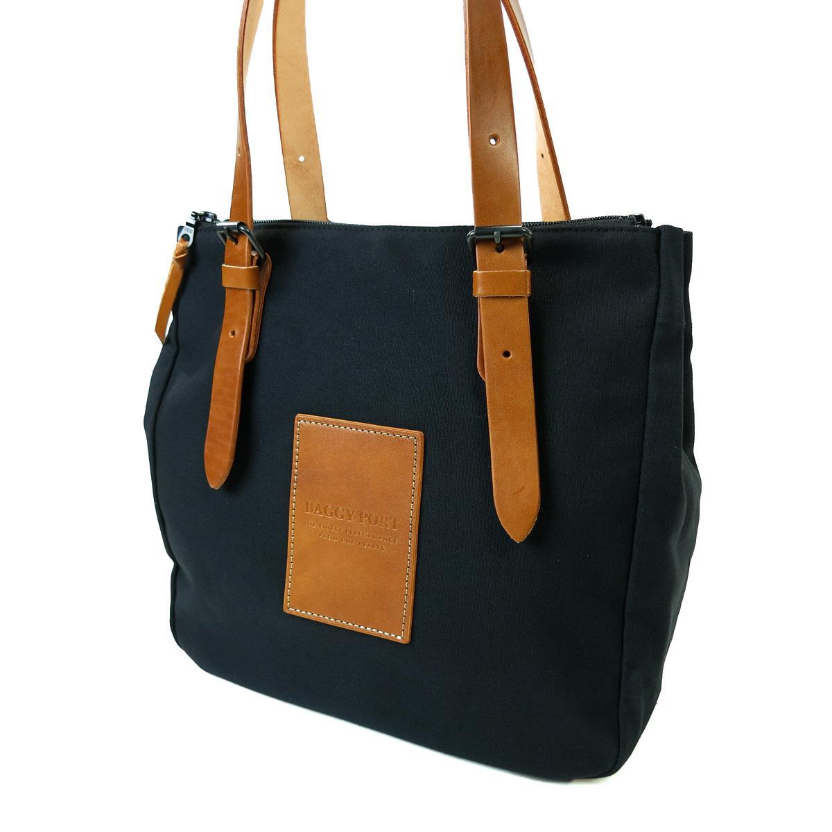 BLACK 帆布　トートバッグ S