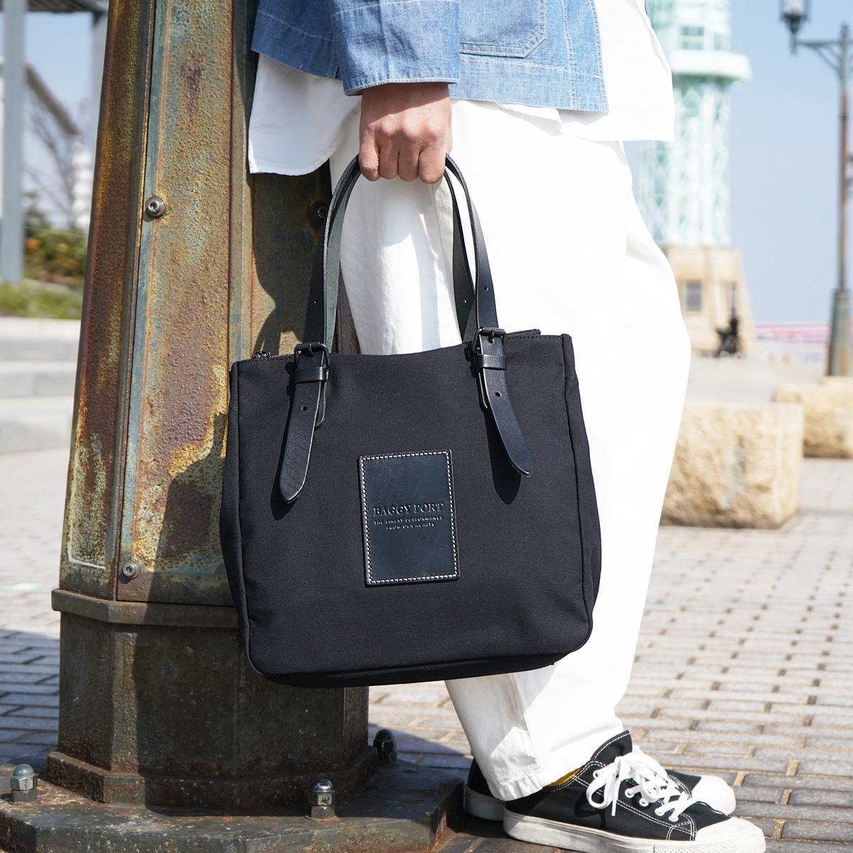 BLACK 帆布　トートバッグ S