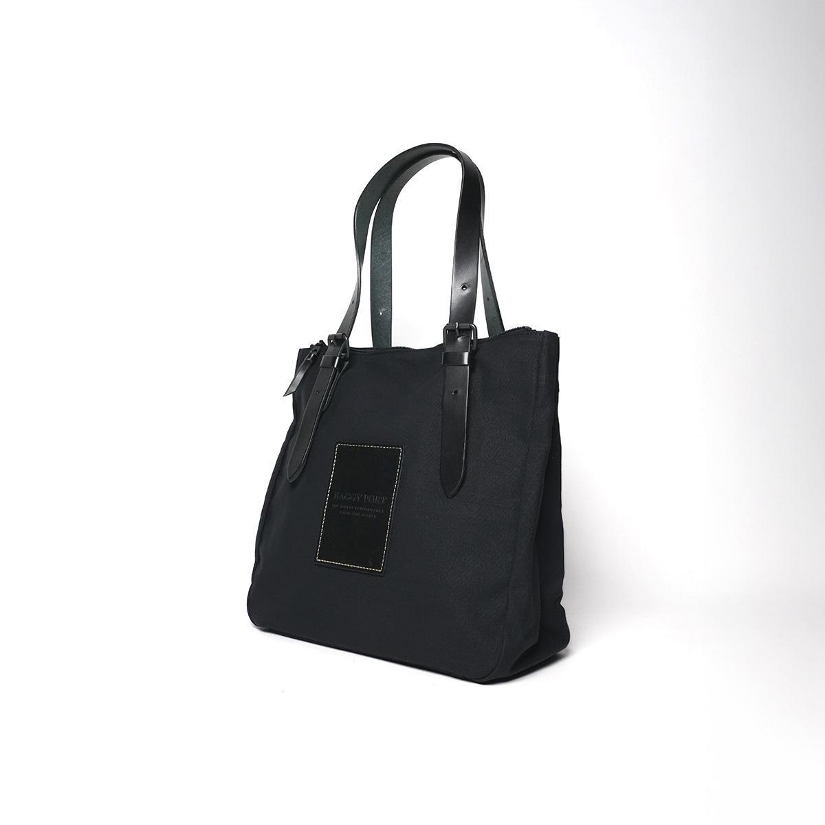 BLACK 帆布　トートバッグ S