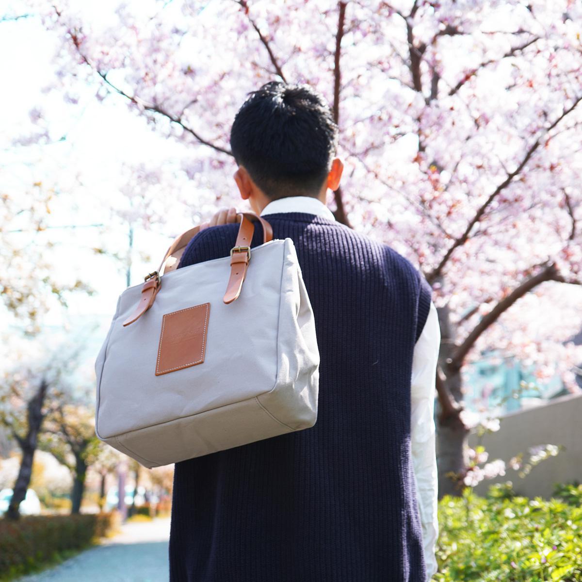 BLACK 帆布　トートバッグ S