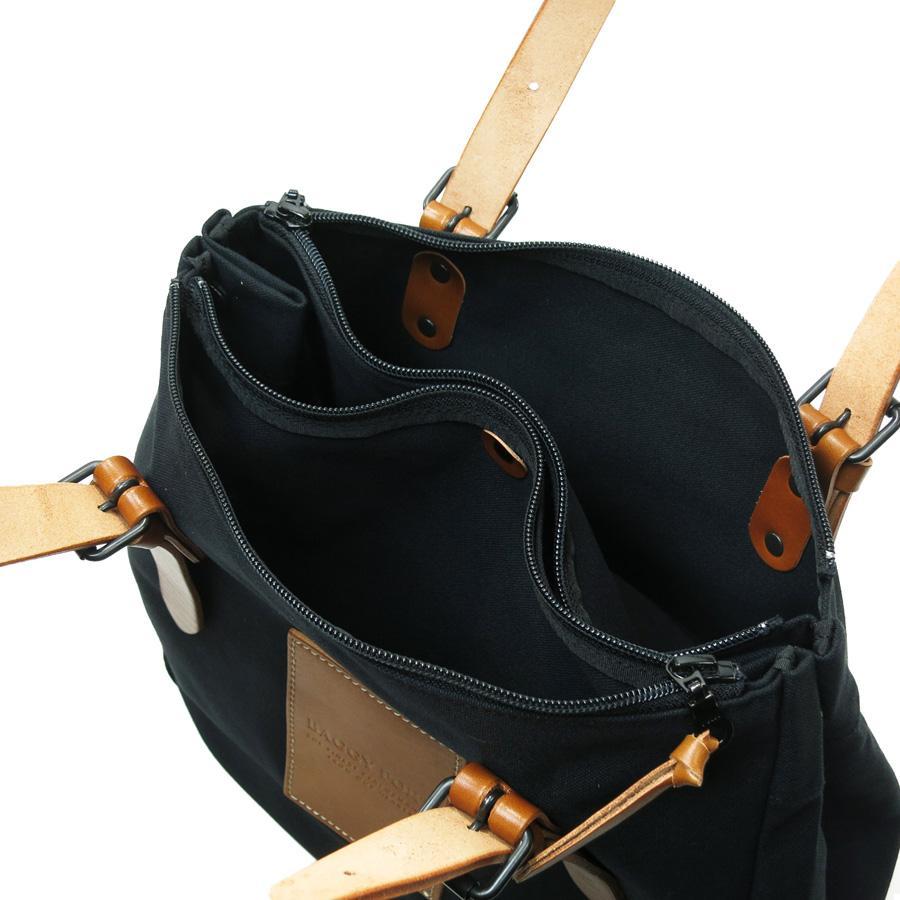 BLACK 帆布　トートバッグ S