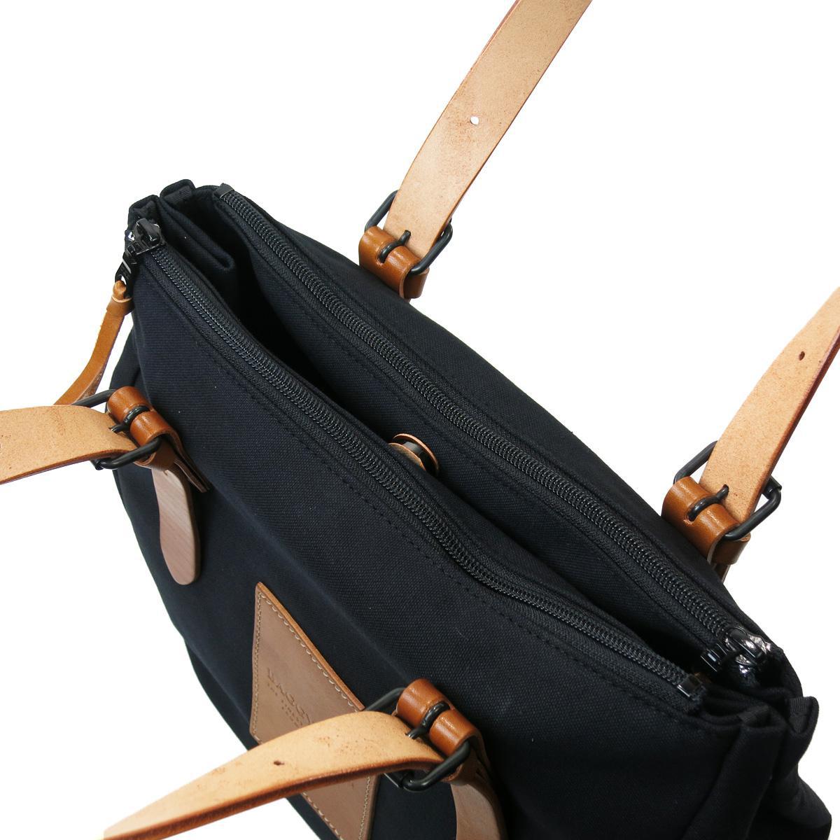 BLACK 帆布　トートバッグ S