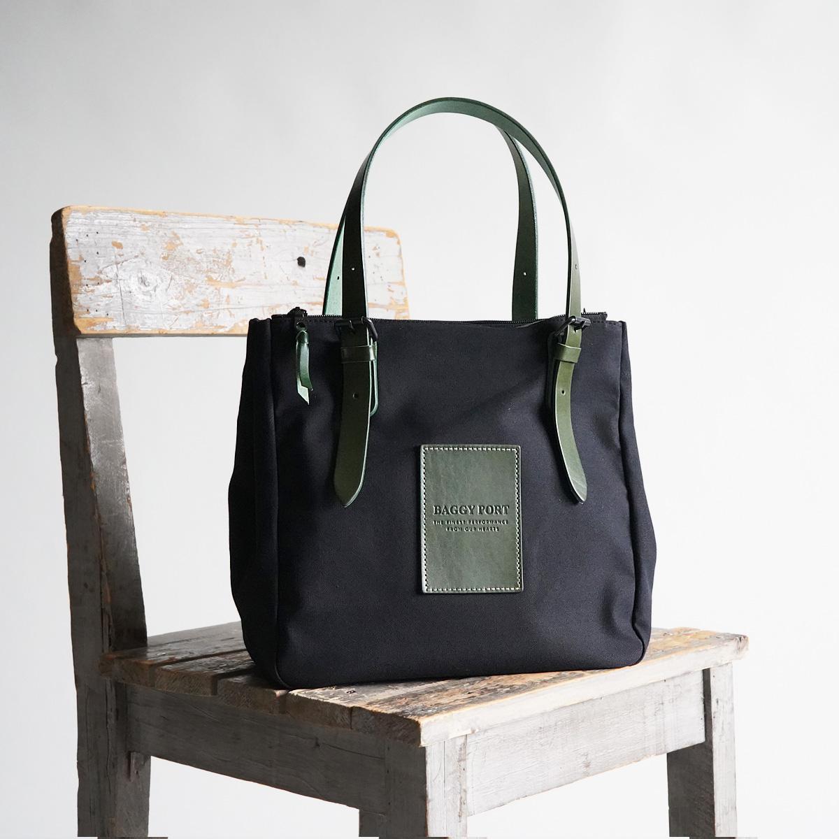 BLACK 帆布　トートバッグ S