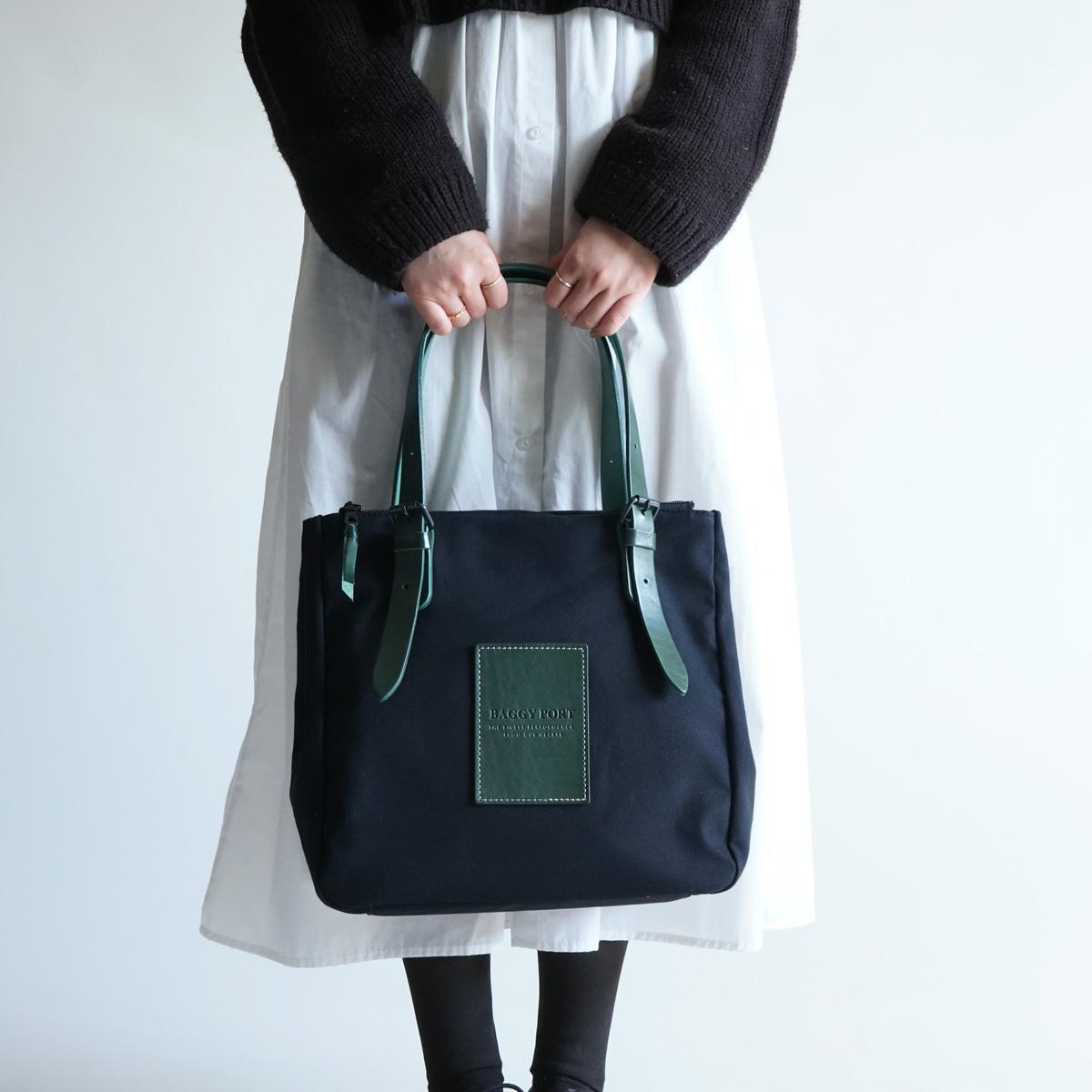 BLACK 帆布　トートバッグ S