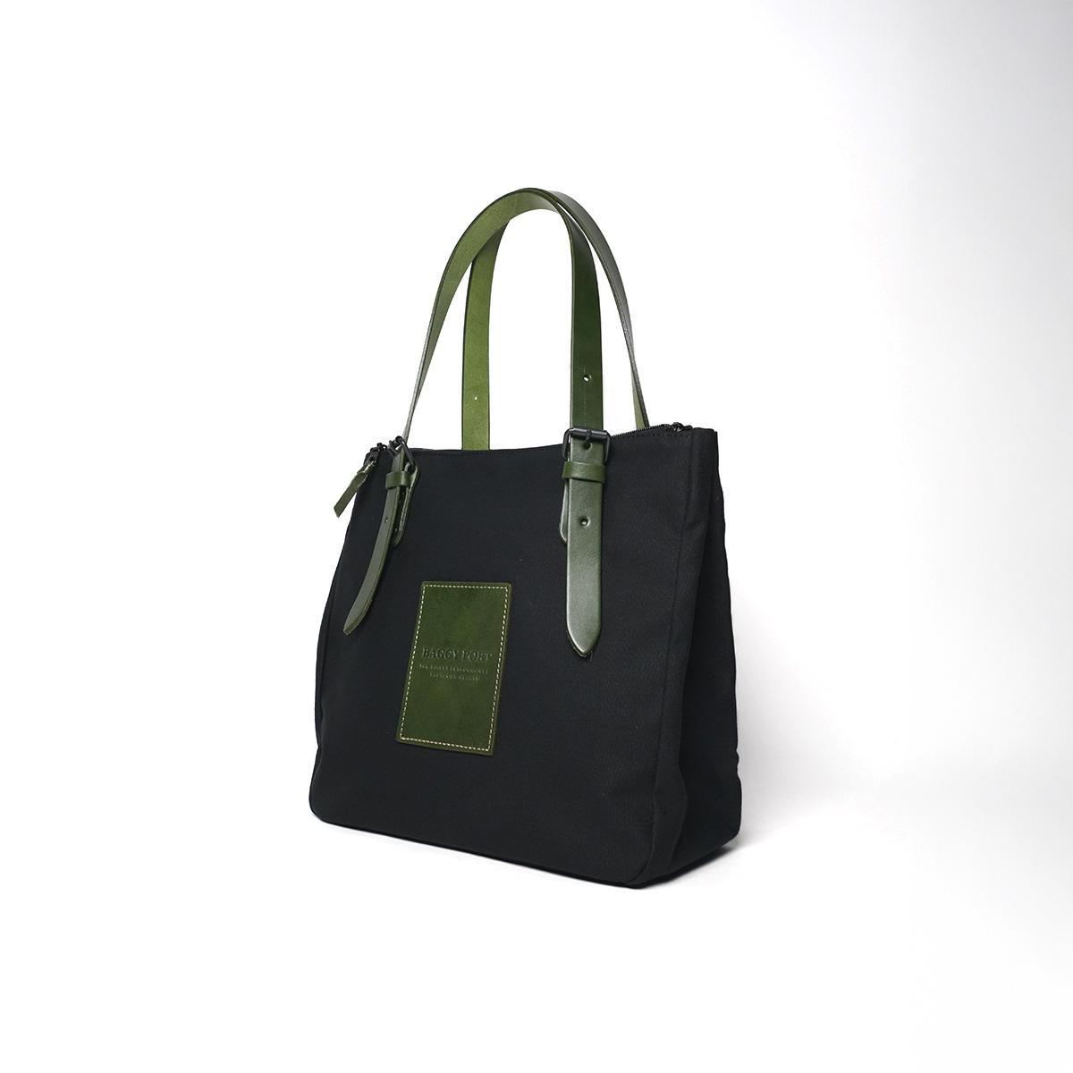 BLACK 帆布　トートバッグ S