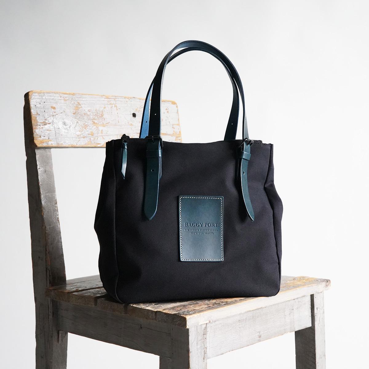 BLACK 帆布　トートバッグ S