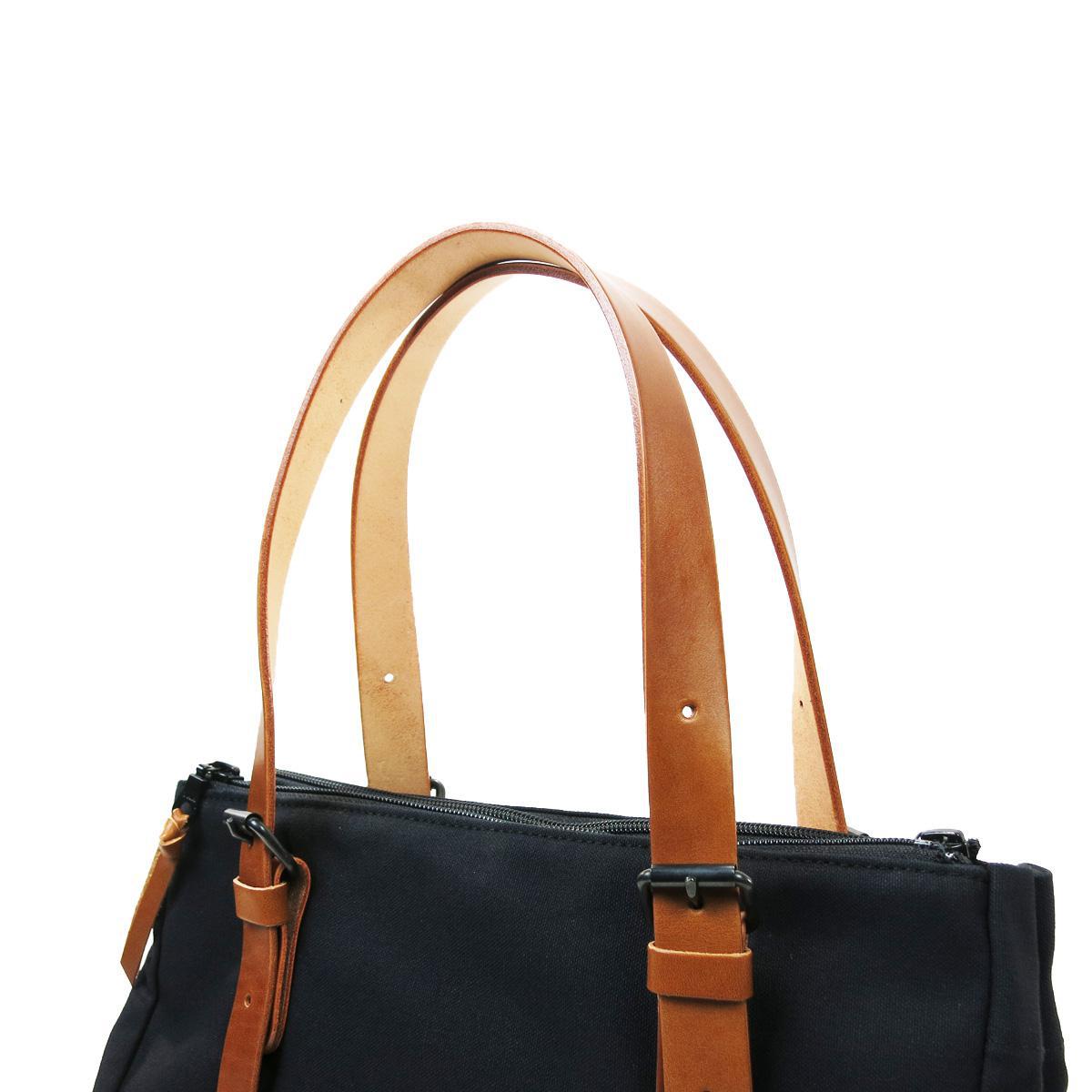 BLACK 帆布　トートバッグ S