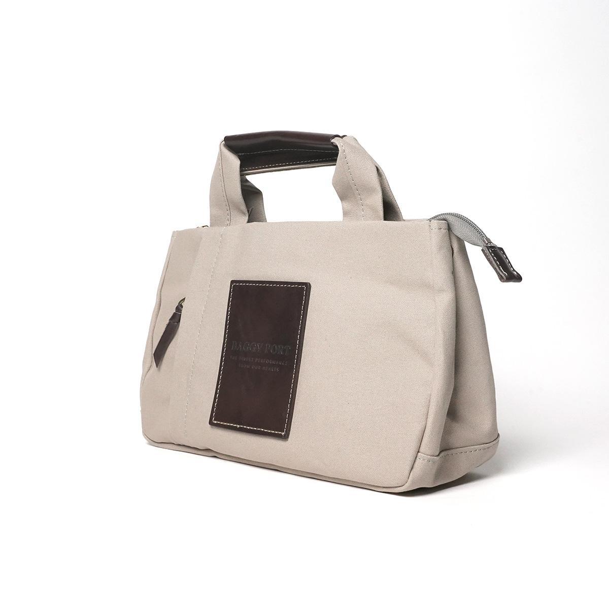 BLACK帆布　3層ミニトートバッグ