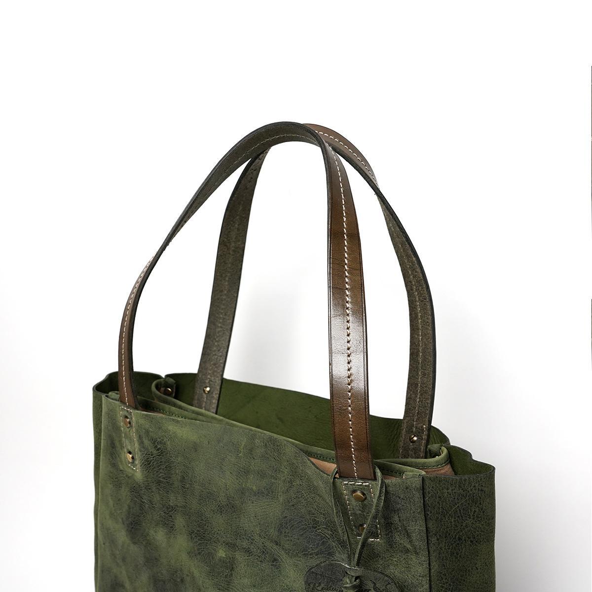 クードゥーレザー トートバッグ Lサイズ