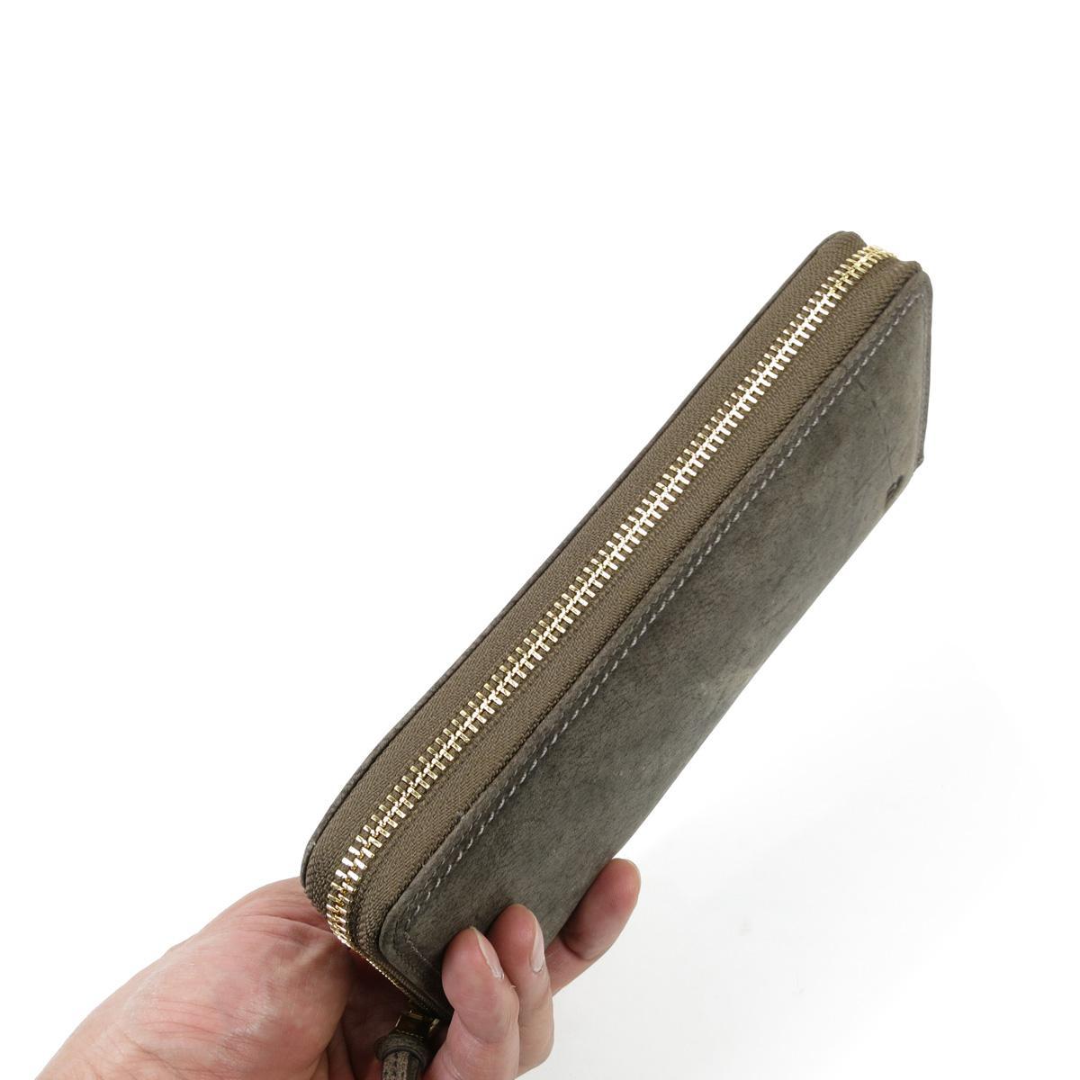 クーズーレザー　ラウンド束入れ