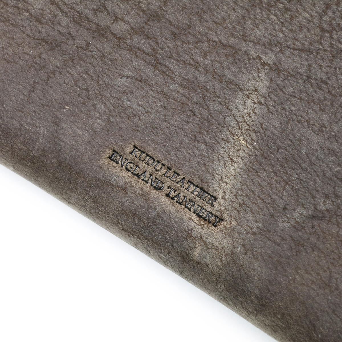 クーズーレザー　ラウンド束入れ