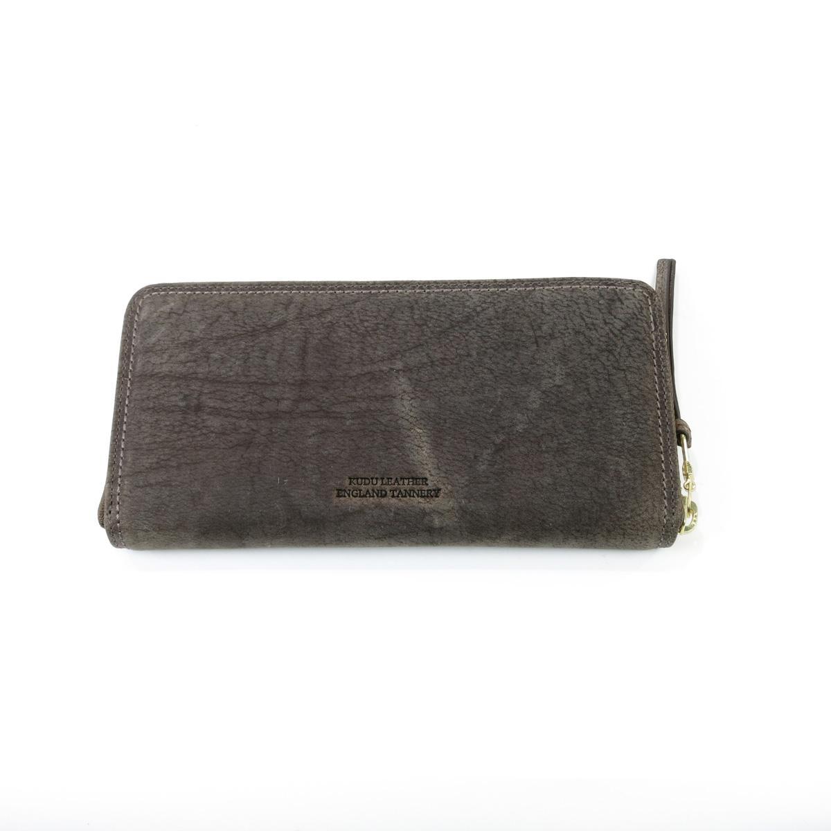 クーズーレザー　ラウンド束入れ