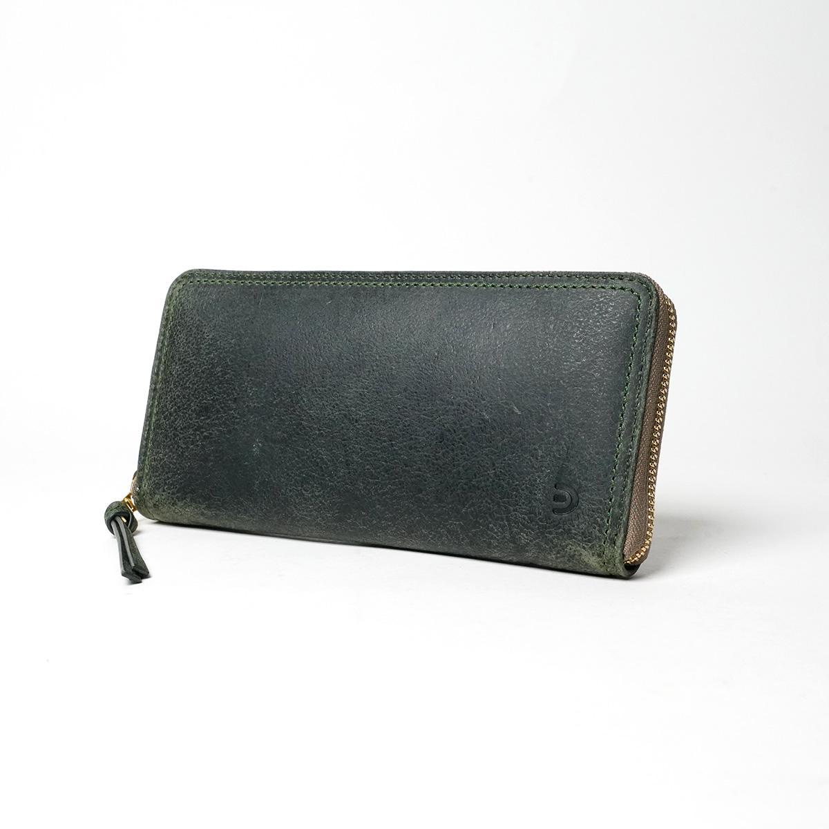 クーズーレザー　ラウンド束入れ